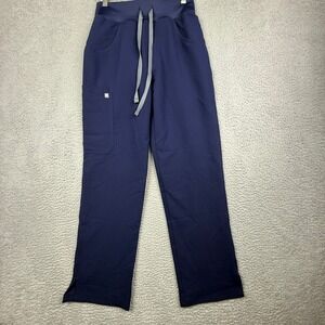 FIGS Scrub Pants Navy Blue HW Kade Style W22SW2024P Women's Size M